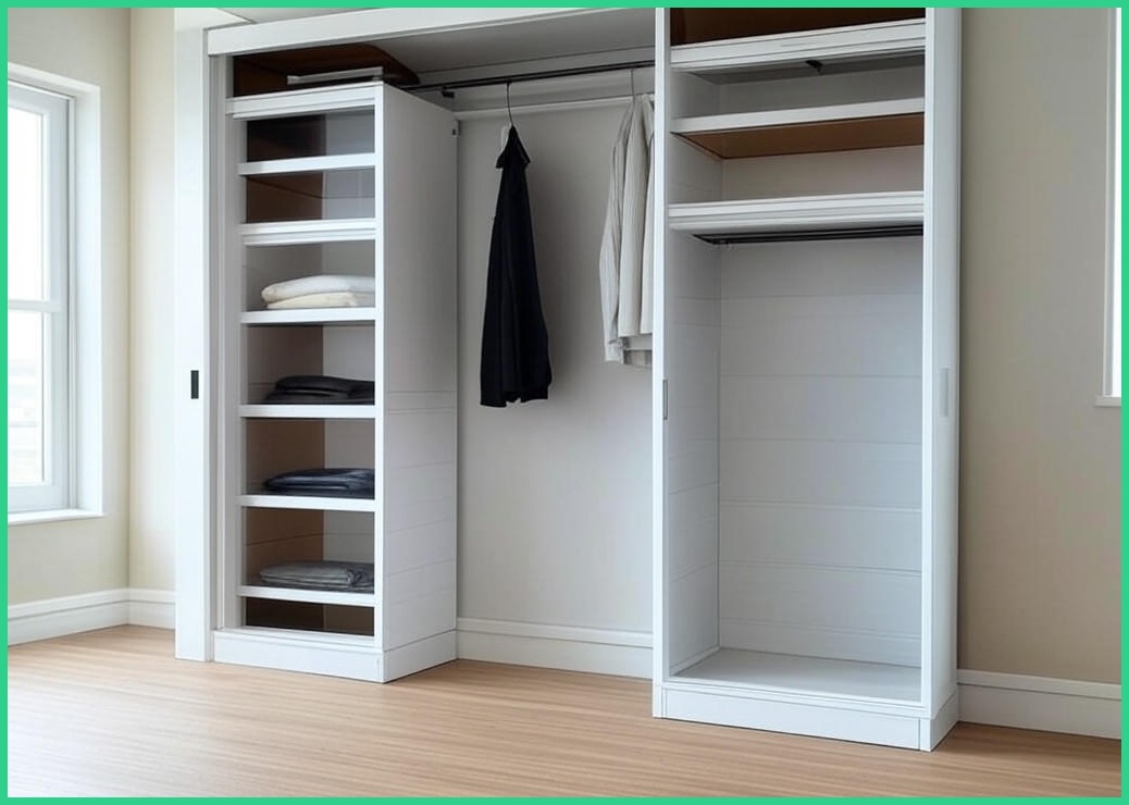 ANT BOX 앤트박스 접이식옷장 조립식 장농 폴딩 무설치 대용량 수납장, 화이트+투명브라운