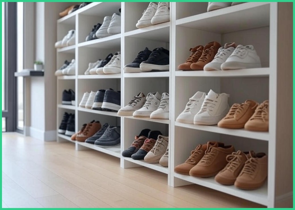 CY 안이 훤히 보이는 조립식 현관 신발장