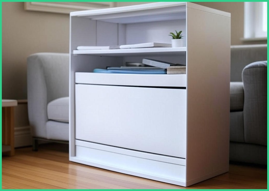 Homey Nest 대용량 리빙박스 가정용 다용도 이동식 폴딩 수납 정리함, 화이트, 5단