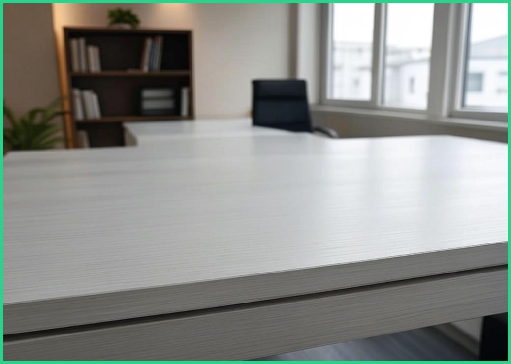 Unihome E0급 업그레이드형 컴퓨터 책상 튼튼한 다용도 테이블, 화이트