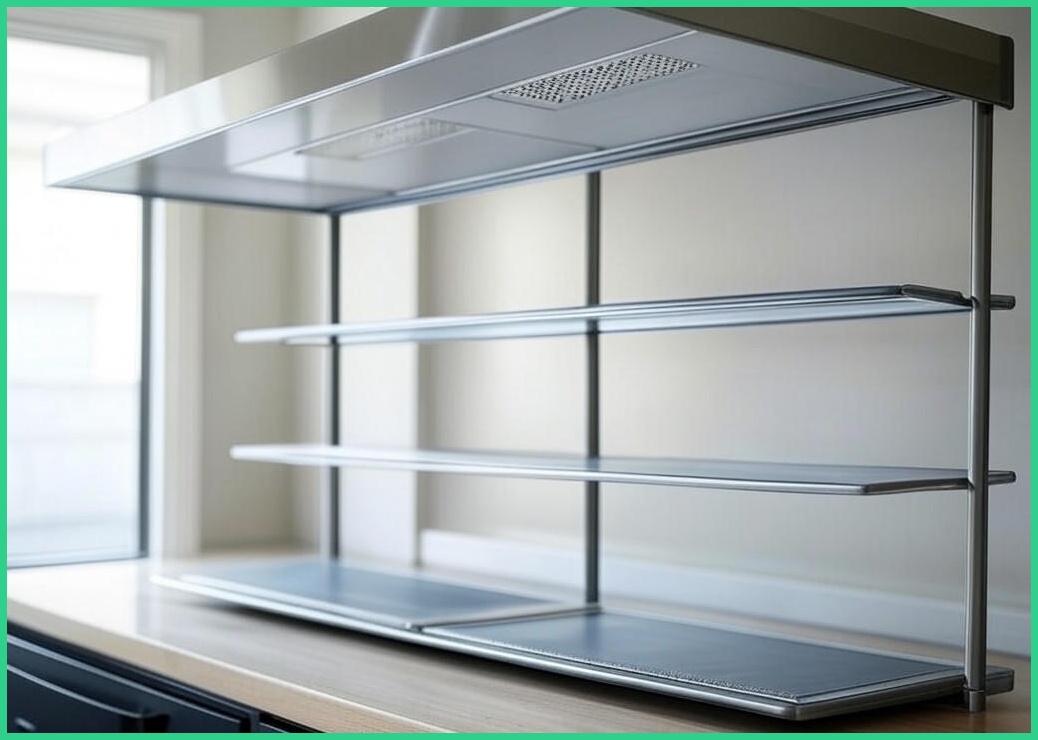가구레시피 국내생산 조립식 스마트 진열장 렌지대 스틸프레임