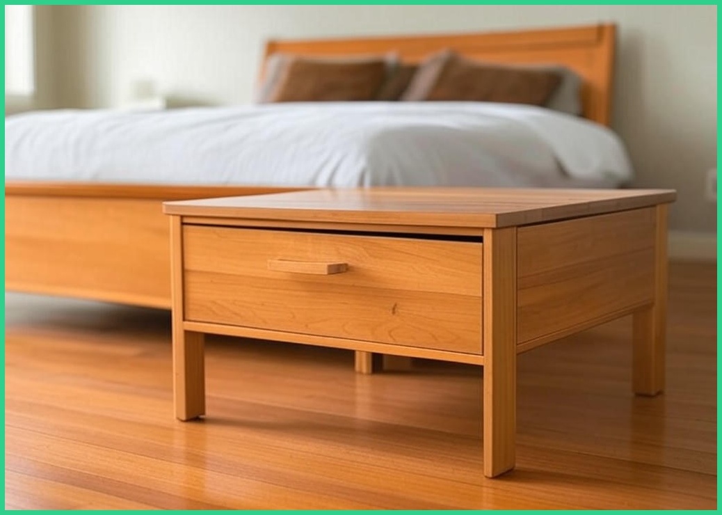 거실 침대 서랍형 협탁 틈새 침대 협탁 투서랍 원목 협탁 서랍장