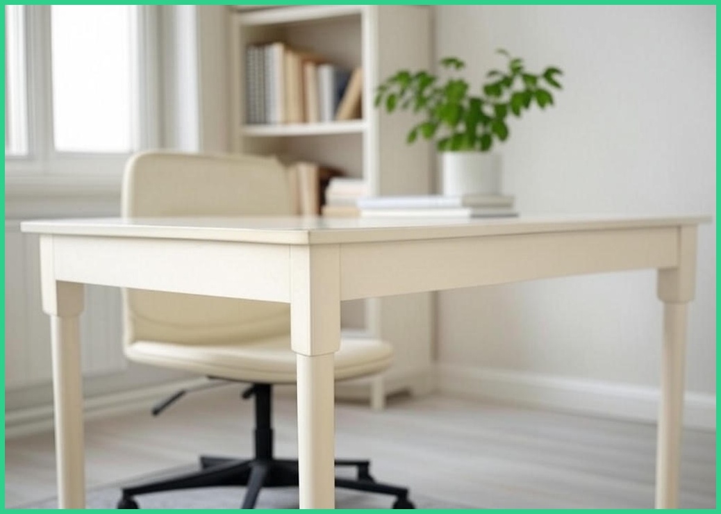 레오앤홈 멀티 타공보드 책상 철제 공부책상 1인용책상 컴퓨터책상 조립식책상, 크림화이트+화이트프레임