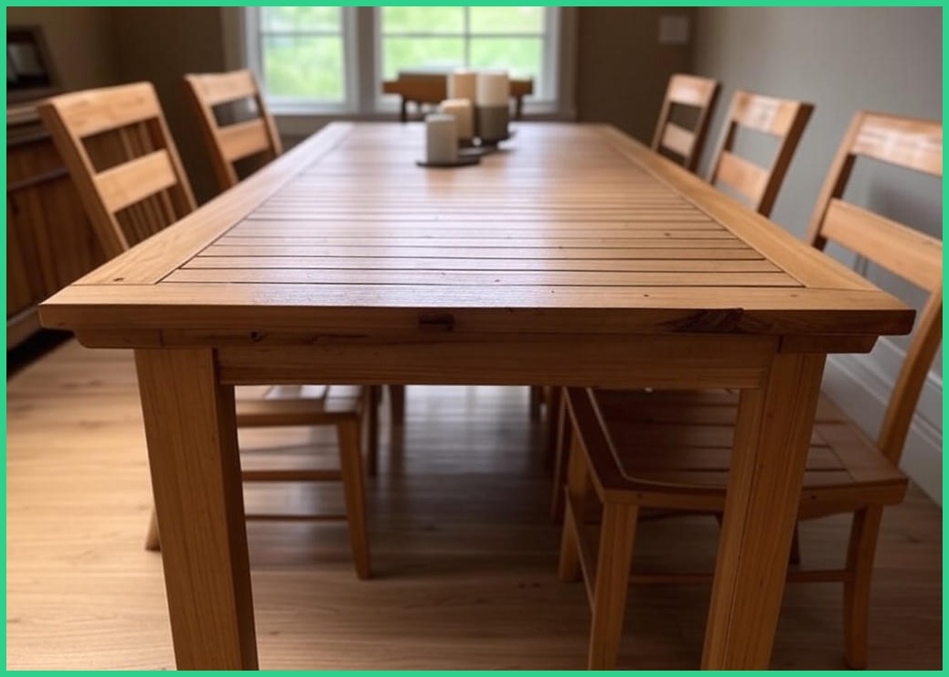 리빙하입 소나무 우드슬랩 식탁 테이블