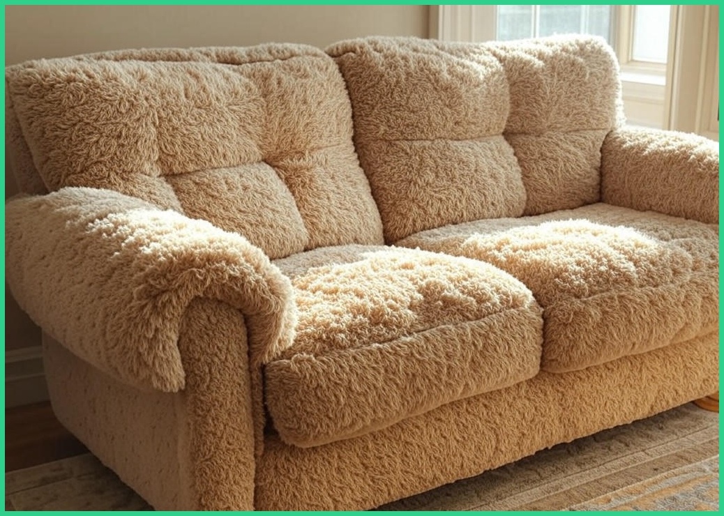 미뇽C 양털 부클레 패브릭 3인 소파