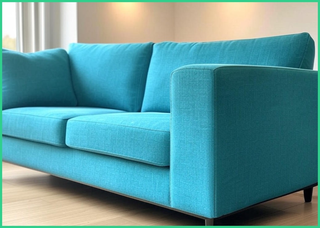 삼익가구 메이니 아쿠아텍스 2인용 소파 우 팔걸이 방문설치