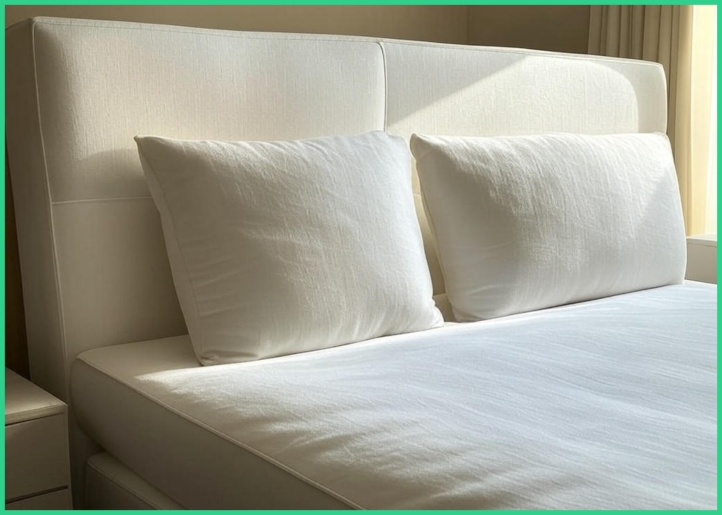 소웰홈 패브릭 모던 머릿장 450, 화이트, 3단