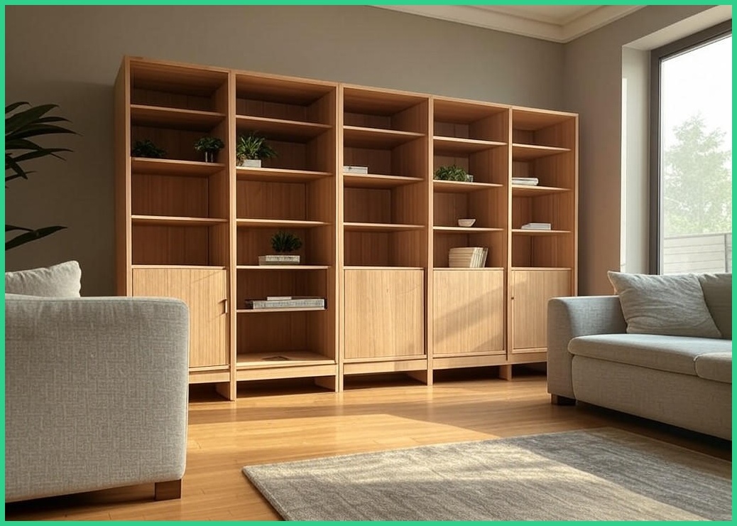 소티디자인 플란츠 라탄 다용도 수납 거실장 1200