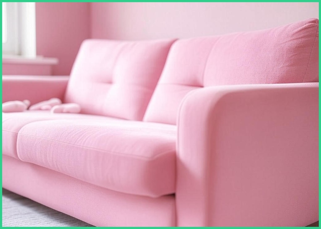 코코리에또 프린 2인용 유아소파, 베이비핑크