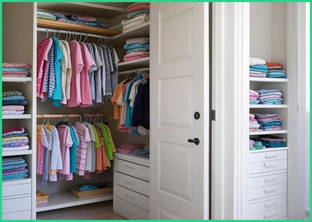 키즈 어린이 초등학생 옷장 행거 서랍장 수납장