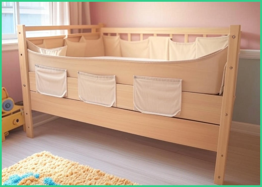 한샘 샘키즈 침대 데이베드 가드형 W1400 프레임 + 안전가드 + 수납포켓 세트 방문설치